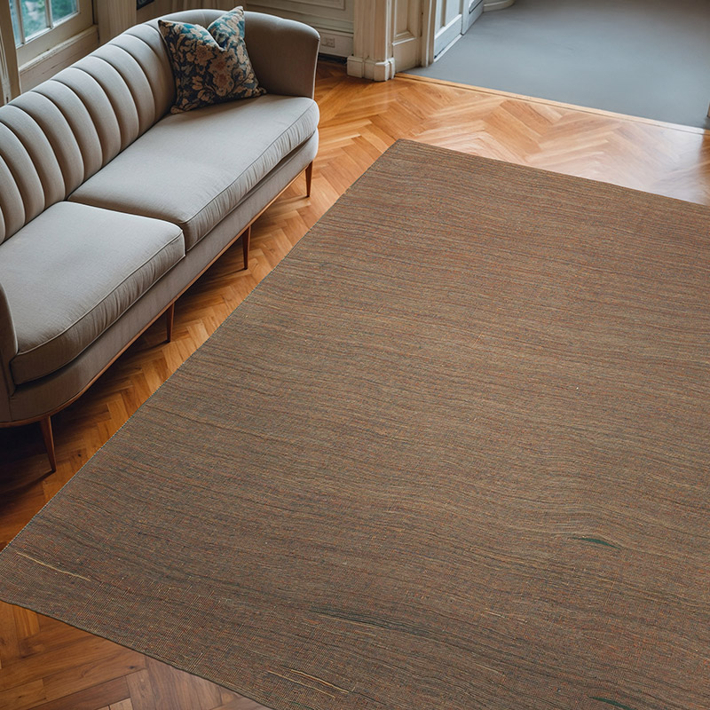Multicolor Nueva Alfombra Contemporánea Kilim - 242 cm x 291 cm - K0037774