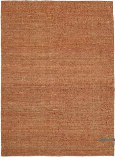 Kırmızı, Sarı Modern Yeni Kilim - 192 cm x 274 cm