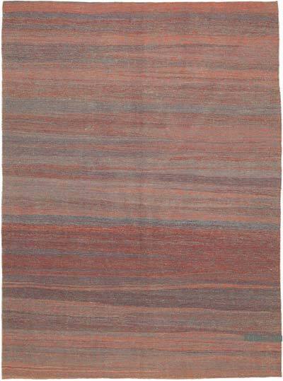 Kırmızı, Lacivert Modern Yeni Kilim - 214 cm x 291 cm