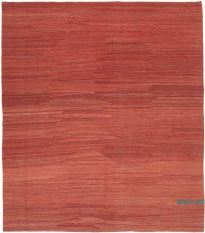 Kırmızı Modern Yeni Kilim - 245 cm x 279 cm