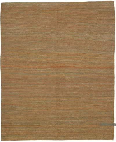 Kırmızı, Yeşil Modern Yeni Kilim - 181 cm x 221 cm