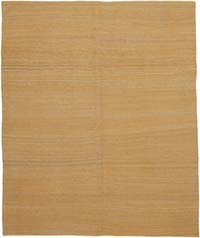 Yellow New Contemporary Kilim Rug - Z Collection - 8' 3" x 9' 11" (99" x 119")