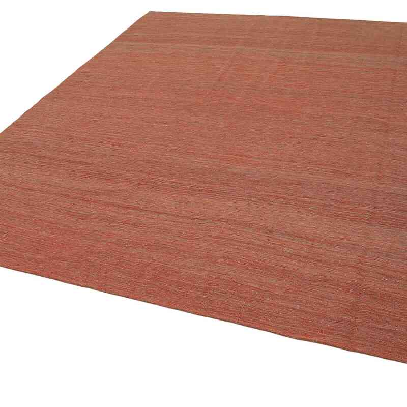 Red New Contemporary Kilim Rug - Z Collection - 8'  x 9' 6" (96 in. x 114 in.) - K0037805
