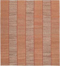 Red New Contemporary Kilim Rug - Z Collection - 8' 4" x 9' 4" (100" x 112")