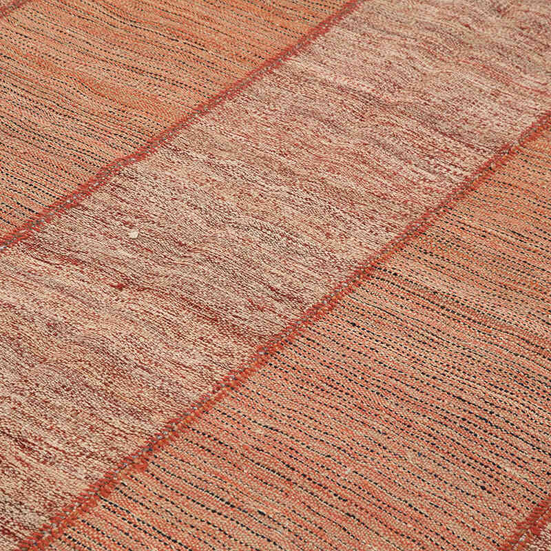 Red New Contemporary Kilim Rug - Z Collection - 8' 4" x 9' 4" (100" x 112") - K0037823