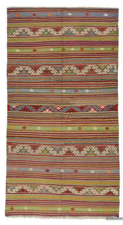 Çok Renkli Balıkesir Kilimi - 166 cm x 303 cm