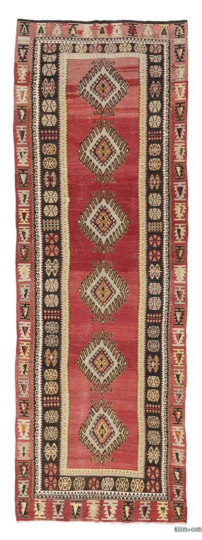 Beige Killim,Ethnic Kilim,Anatolian Kilim rug 2.65 x 9.54 feet Kilim Hallway Runner,vintage faded runner 0012 Vintage Kilim Rug
