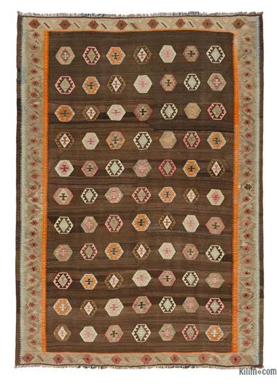 Wool Carpet Vintage Turkish Kilim Rug,Large Rug,Tribal Rug 6x9 ft Area Rug 