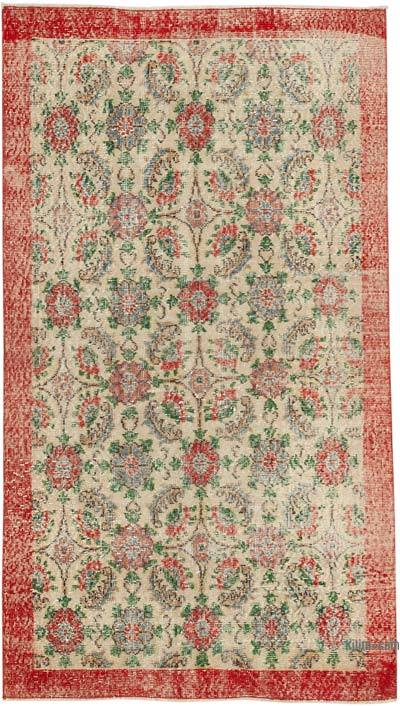 El Dokuma Vintage Halı - 115 cm x 197 cm