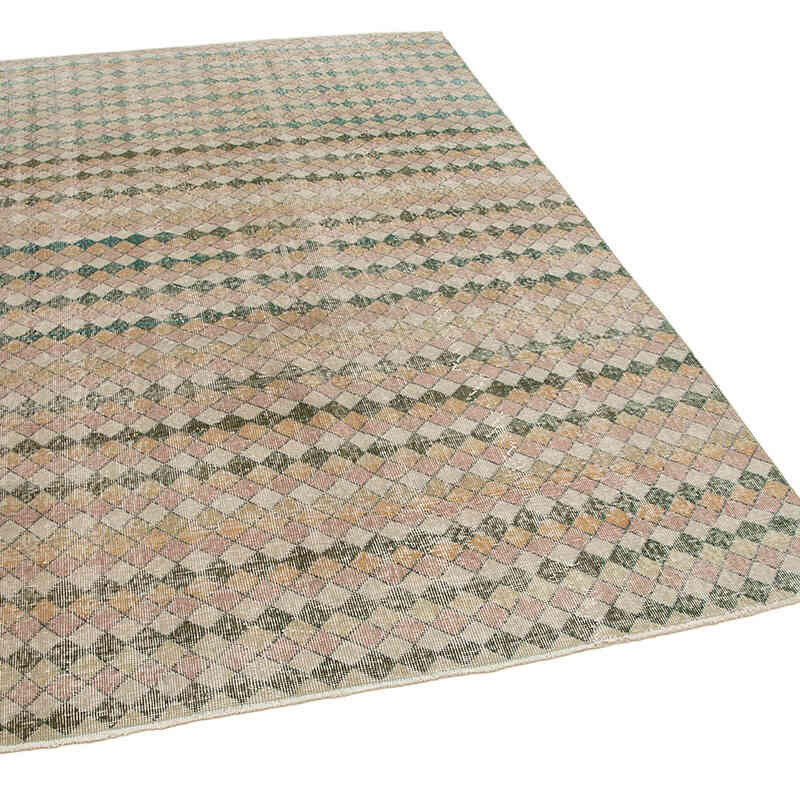 Vintage Turkish Hand-Knotted Rug - 5' 1" x 8' 4" (61" x 100") - K0037995