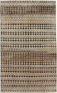 Vintage Turkish Hand-Knotted Rug - 5' 7" x 9' 1" (67" x 109")