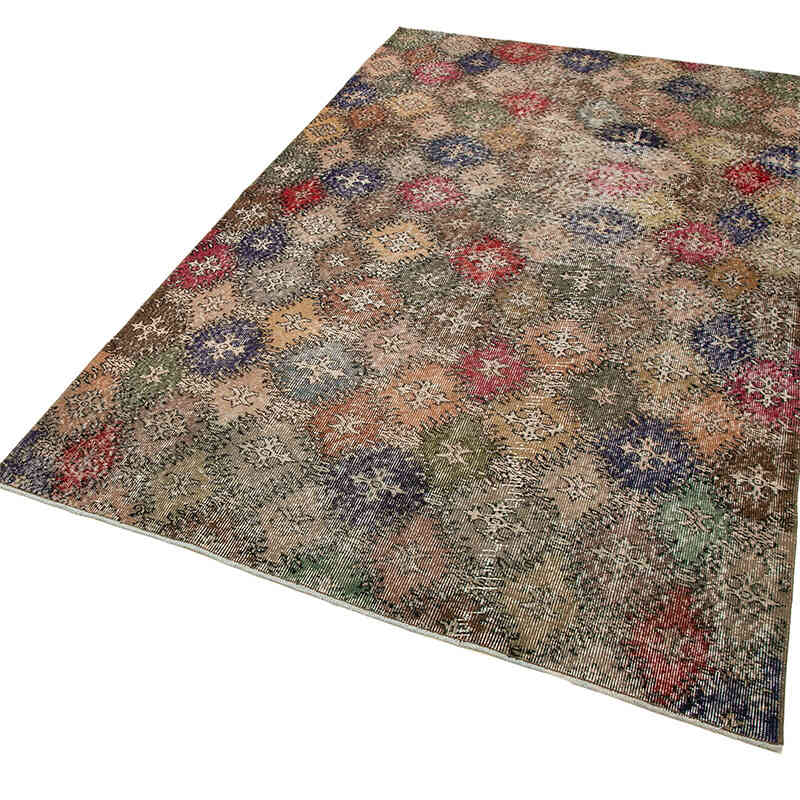 Retro Vintage Turkish Hand-Knotted Rug - 4' 11" x 8' 6" (59" x 102") - K0038002