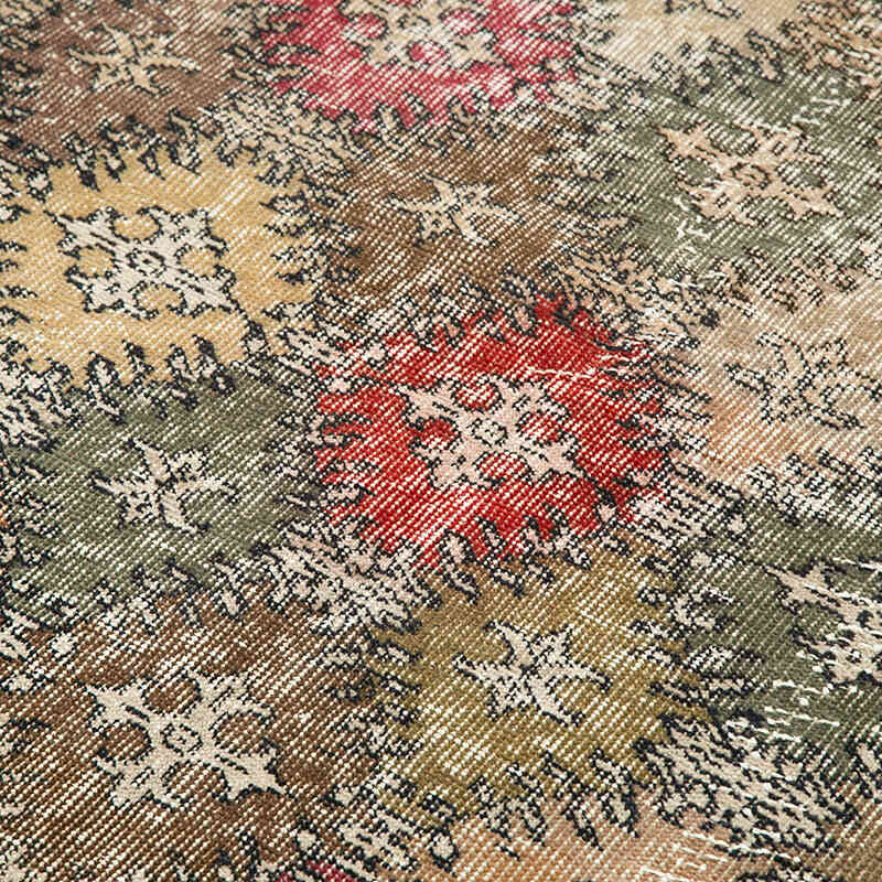 Retro Vintage Turkish Hand-Knotted Rug - 4' 11" x 8' 6" (59" x 102") - K0038002