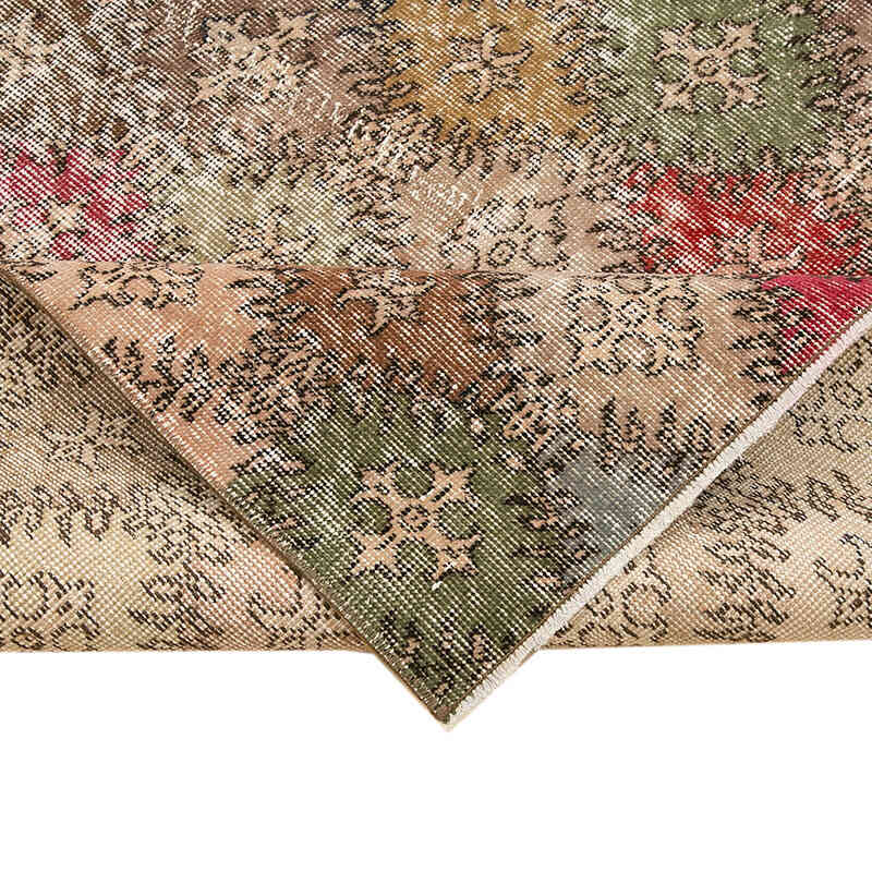 Retro Vintage Turkish Hand-Knotted Rug - 4' 11" x 8' 6" (59" x 102") - K0038002