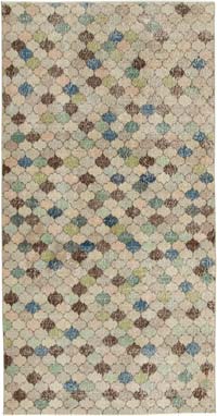El Dokuma Vintage Halı - 145 cm x 285 cm