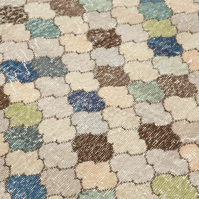 Vintage Turkish Hand-Knotted Rug - 4' 9" x 9' 4" (57" x 112") - K0038003