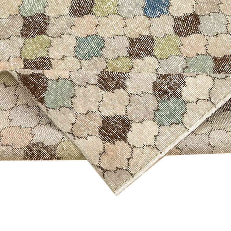 Vintage Turkish Hand-Knotted Rug - 4' 9" x 9' 4" (57" x 112") - K0038003