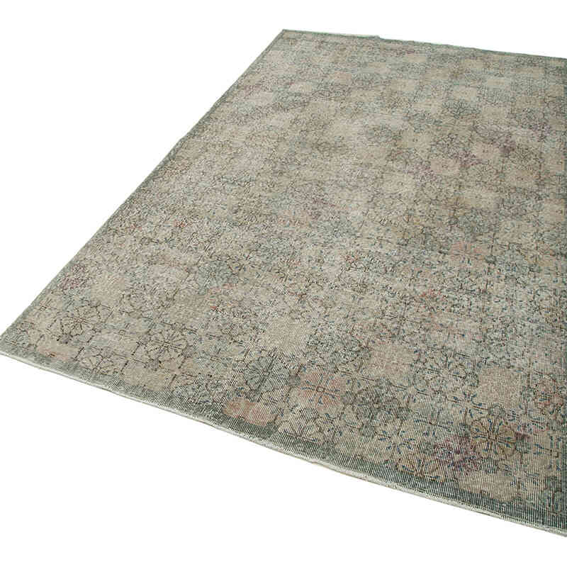 Retro Vintage Turkish Hand-Knotted Rug - 5' 2" x 8' 8" (62 in. x 104 in.) - K0038004