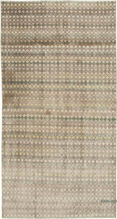 Alfombra Vintage Turca Anudada a Mano - 142 cm x 270 cm