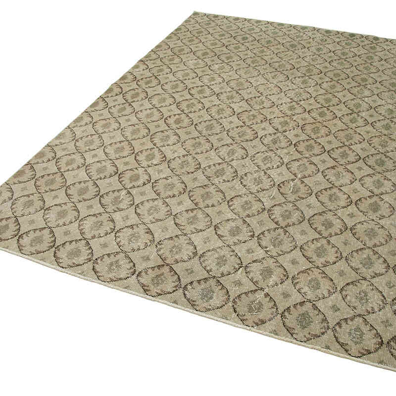 Retro Vintage Turkish Hand-Knotted Rug - 5' 7" x 8' 11" (67 in. x 107 in.) - K0038013