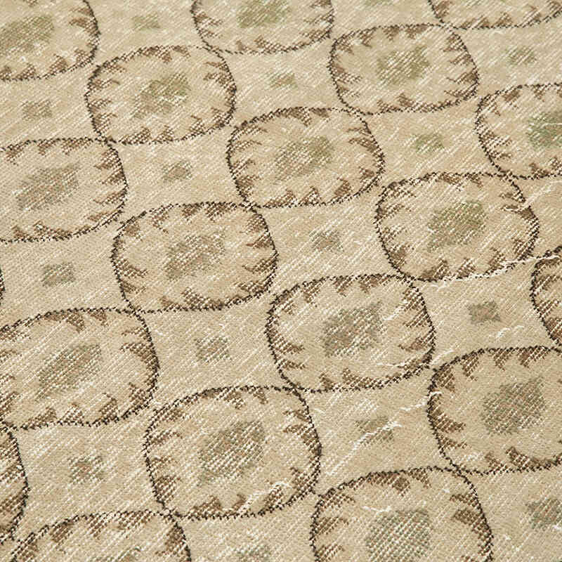 Retro Vintage Turkish Hand-Knotted Rug - 5' 7" x 8' 11" (67" x 107") - K0038013