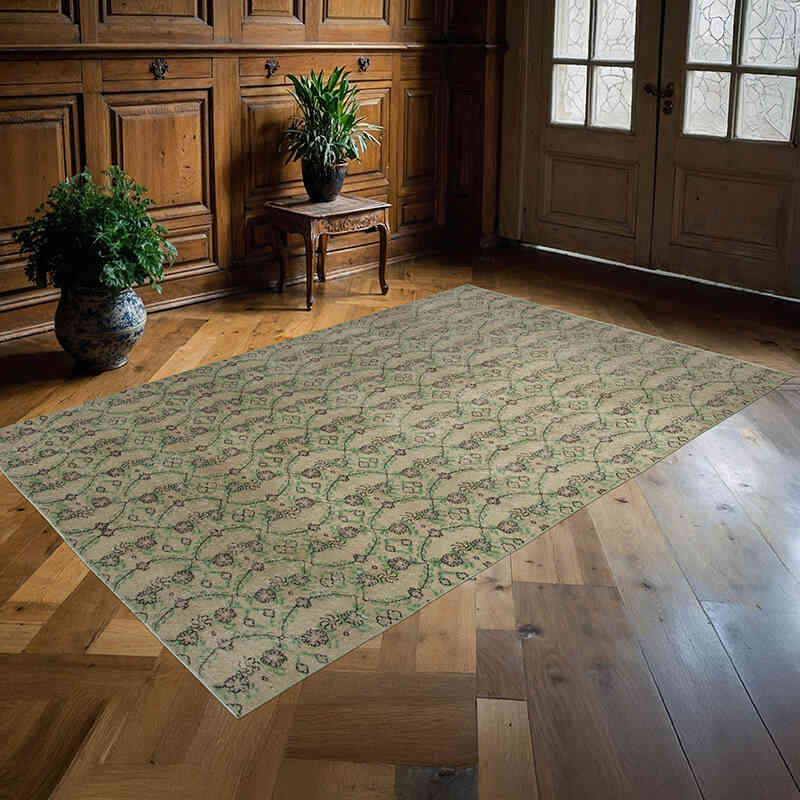 Alfombra Turca Vintage  - 163 cm x 259 cm - K0038019