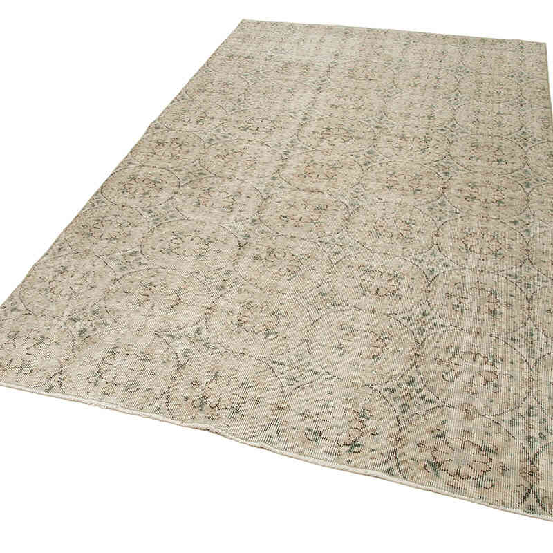 Retro Vintage Turkish Hand-Knotted Rug - 5' 2" x 8' 5" (62" x 101") - K0038021