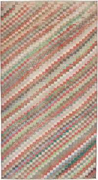 Vintage Turkish Hand-Knotted Rug - 5'  x 9' 5" (60" x 113")