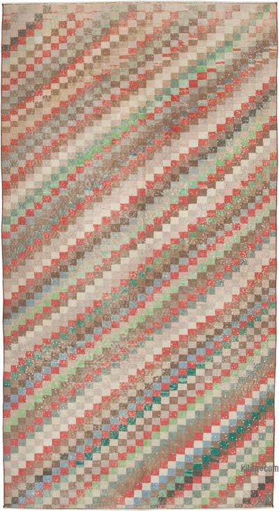 Vintage Turkish Hand-Knotted Rug - 5'  x 9' 5" (60" x 113")