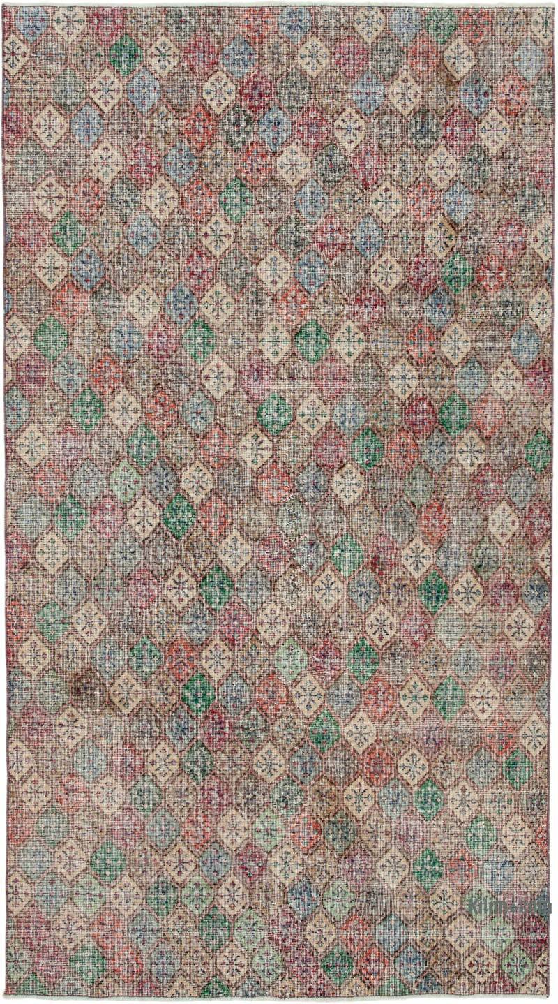 El Dokuma Vintage Halı - 145 cm x 266 cm - K0038034