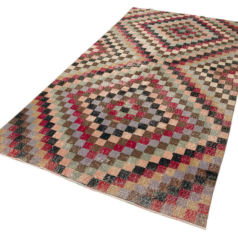 El Dokuma Vintage Halı - 158 cm x 279 cm - K0038053