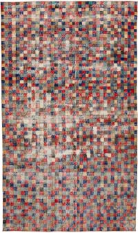Vintage Turkish Hand-Knotted Rug - 5' 4" x 9'  (64" x 108")