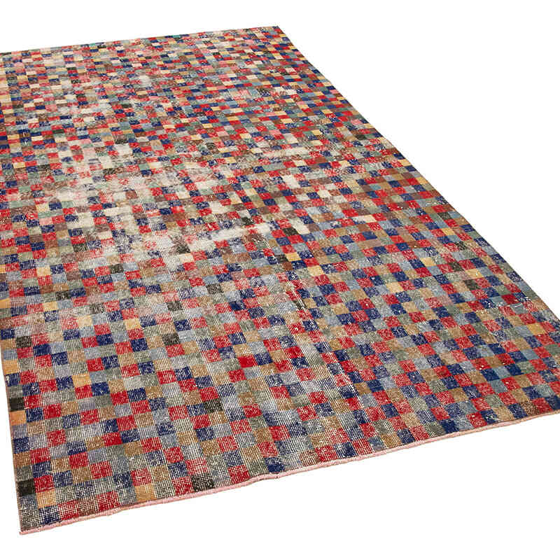 Alfombra Vintage Turca Anudada a Mano - 163 cm x 275 cm - K0038057