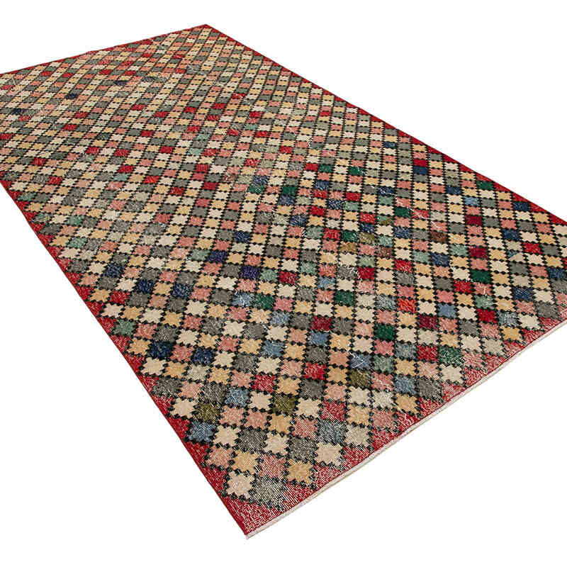 Alfombra Vintage Turca Anudada a Mano - 167 cm x 305 cm - K0038058