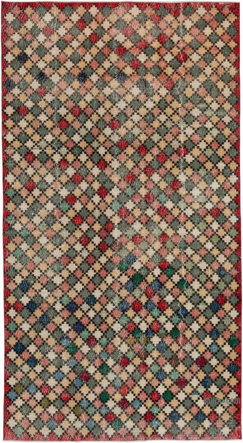 Alfombra Vintage Turca Anudada a Mano - 167 cm x 305 cm - K0038058