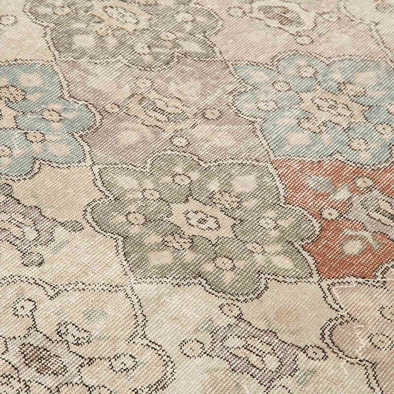 Retro Vintage Turkish Hand-Knotted Rug - 5' 5" x 9' 6" (65" x 114") - K0038066