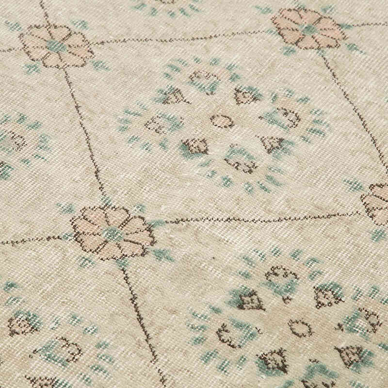 Retro Vintage Turkish Hand-Knotted Rug - 4' 10" x 8' 4" (58" x 100") - K0038070