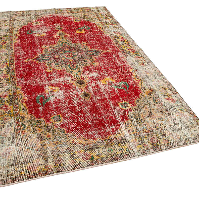 El Dokuma Vintage Halı - 164 cm x 268 cm - K0038072