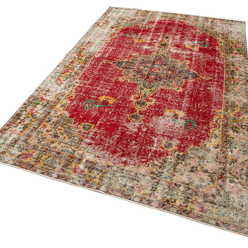 El Dokuma Vintage Halı - 164 cm x 268 cm - K0038072