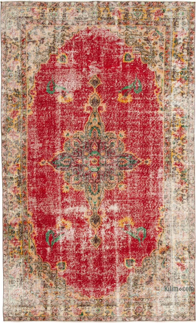El Dokuma Vintage Halı - 164 cm x 268 cm - K0038072