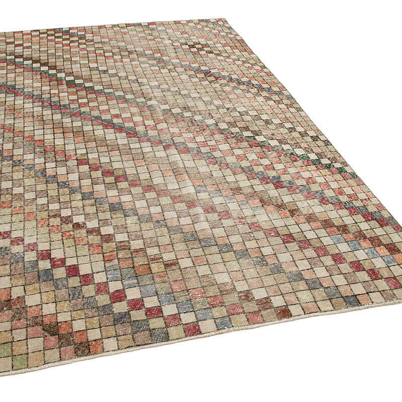 El Dokuma Vintage Halı - 168 cm x 268 cm - K0038091