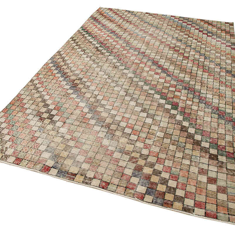 El Dokuma Vintage Halı - 168 cm x 268 cm - K0038091