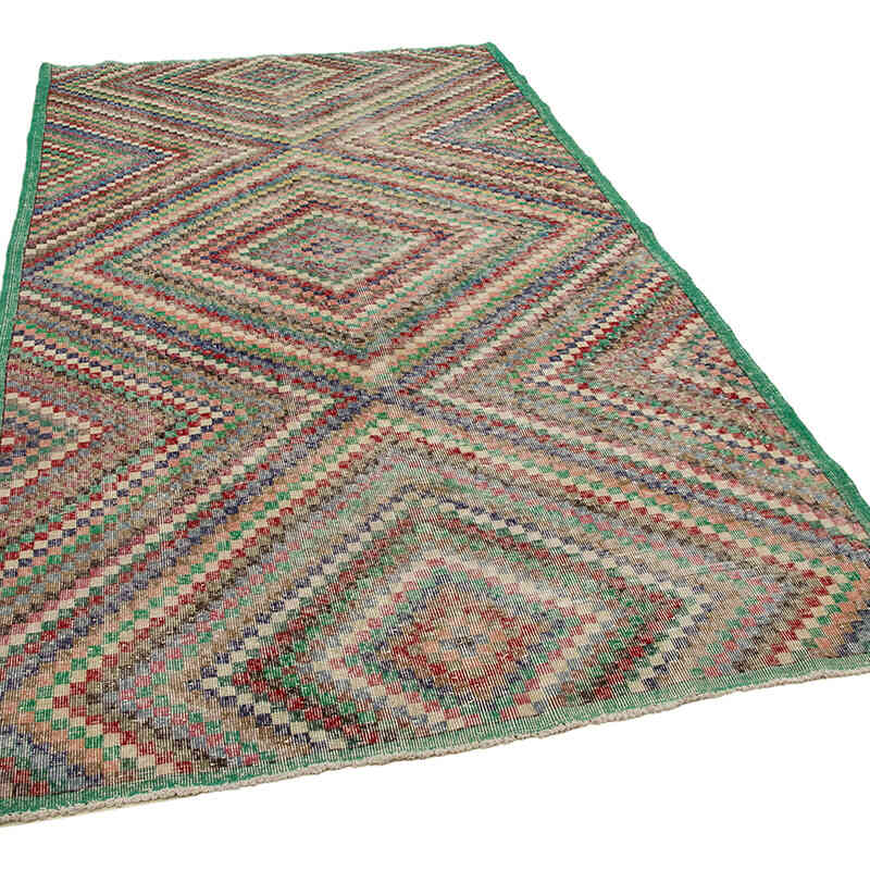 El Dokuma Vintage Halı - 167 cm x 295 cm - K0038094