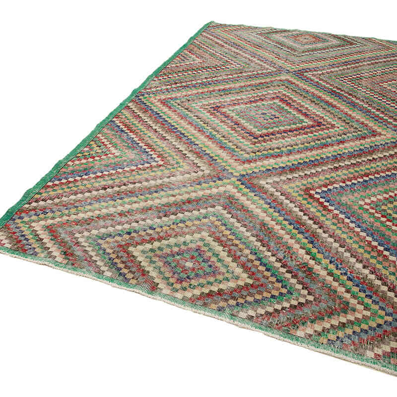 El Dokuma Vintage Halı - 167 cm x 295 cm - K0038094