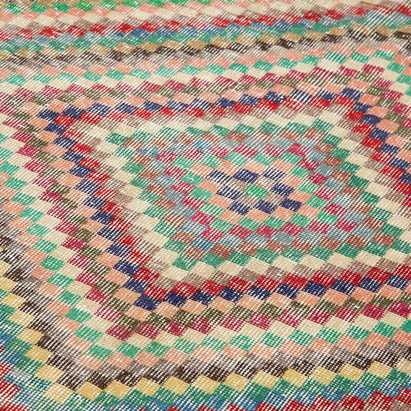 El Dokuma Vintage Halı - 167 cm x 295 cm - K0038094