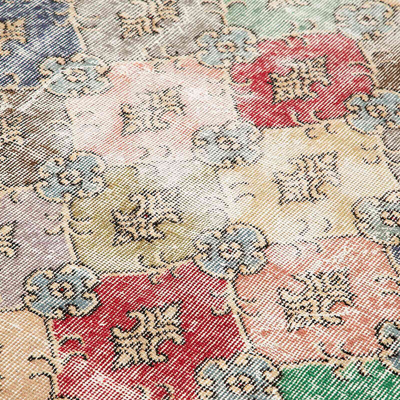 Retro Vintage Turkish Hand-Knotted Rug - 5' 8" x 9' 4" (68" x 112") - K0038096