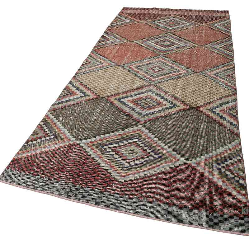 Vintage Turkish Hand-Knotted Rug - 4' 6" x 10' 1" (54 in. x 121 in.) - K0038124