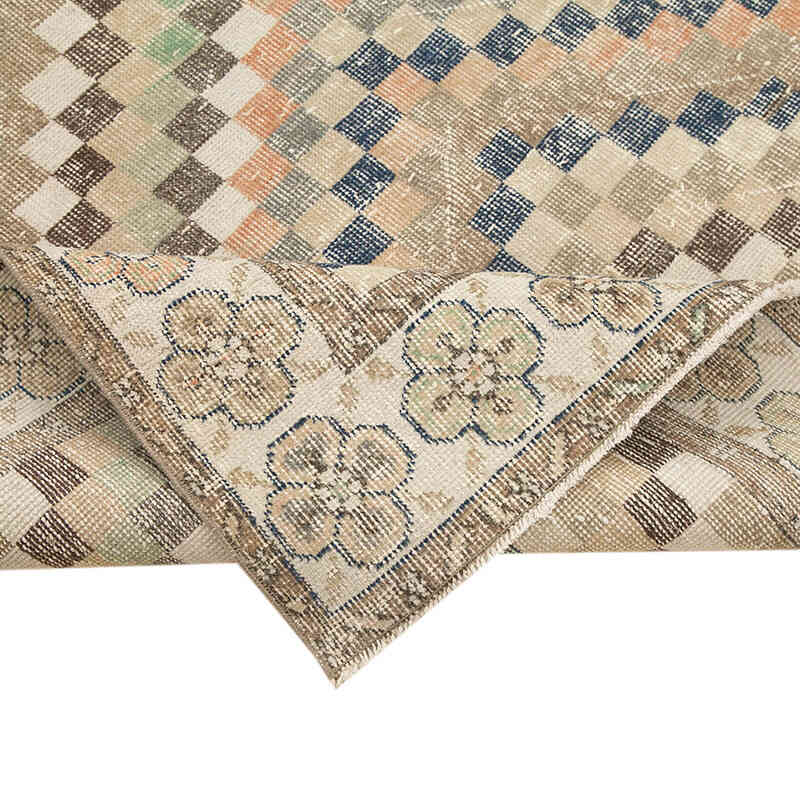 Vintage Turkish Hand-Knotted Rug - 5' 5" x 9' 7" (65" x 115") - K0038126