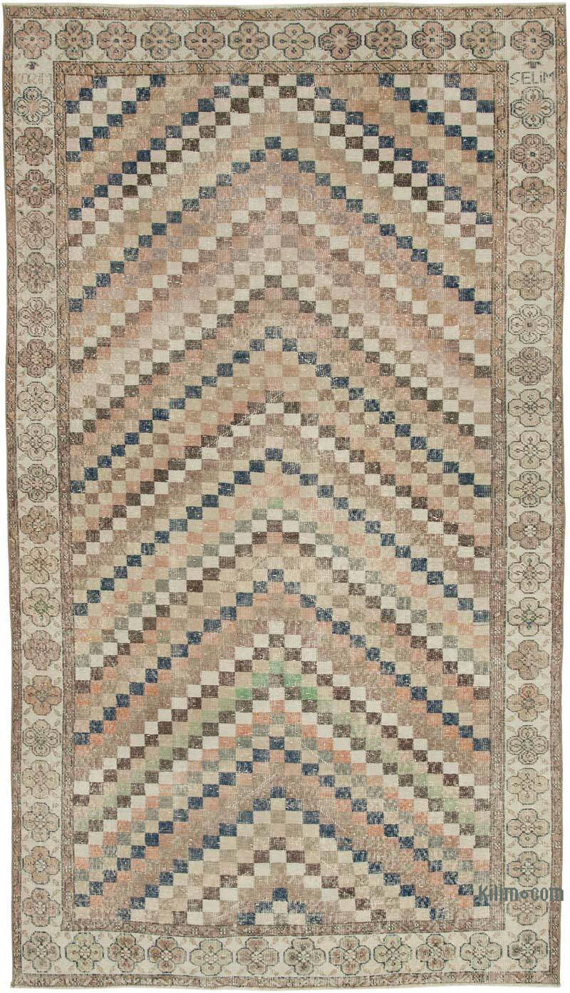 Vintage Turkish Hand-Knotted Rug - 5' 5" x 9' 7" (65" x 115") - K0038126