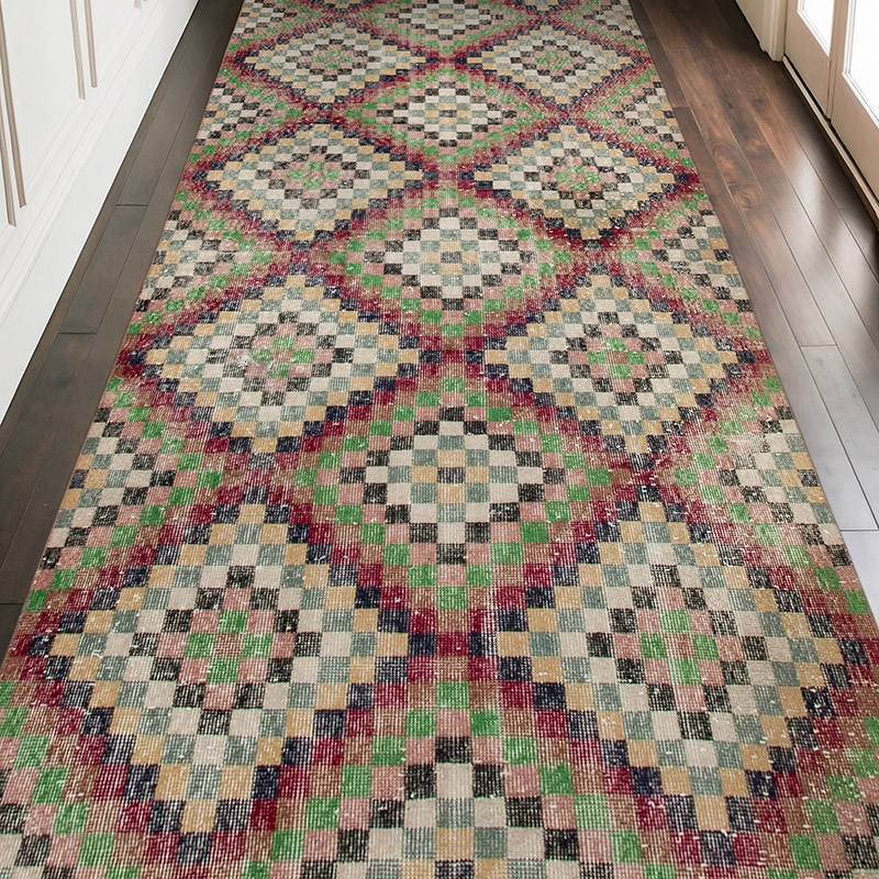 Alfombra Turca Vintage De Pasillo - 138 cm x 305 cm - K0038147